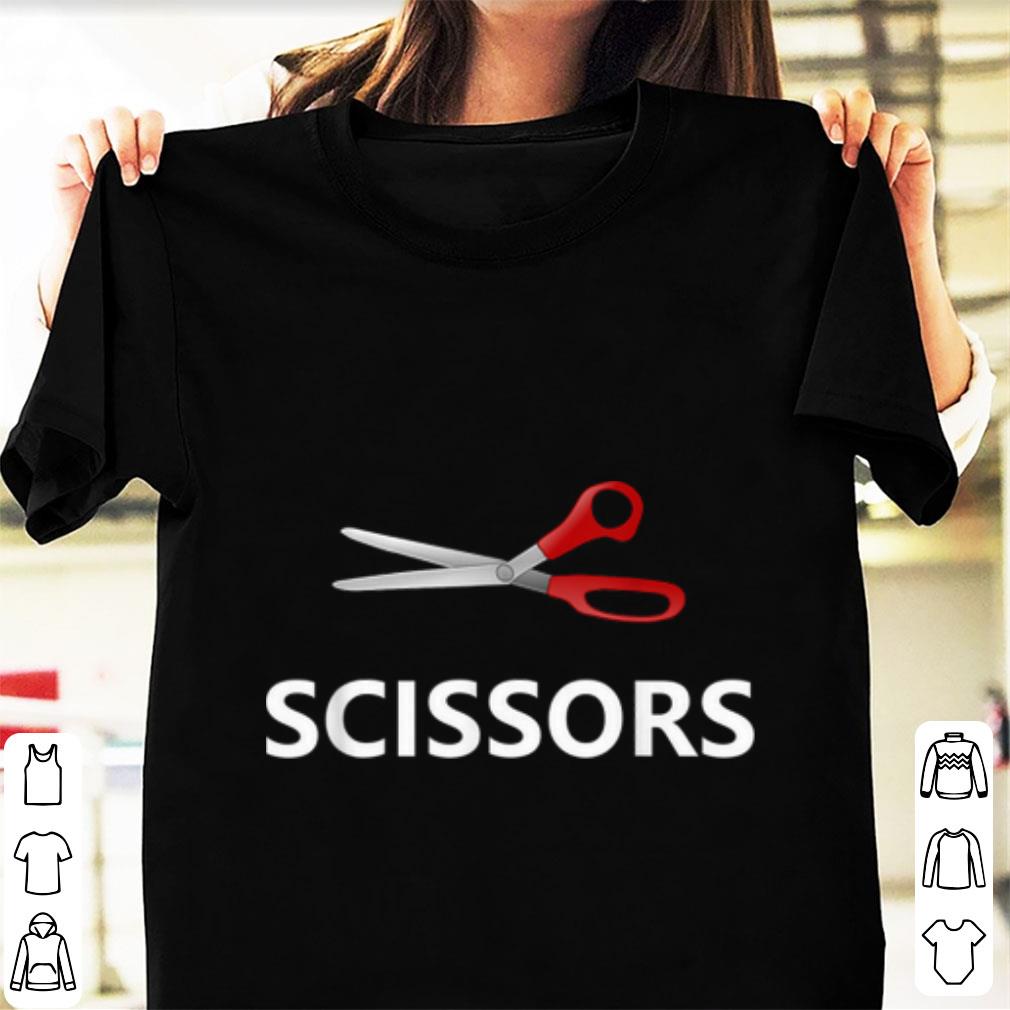 Official Halloween Rock Paper Scissors Costume Set Funny Group shirt
