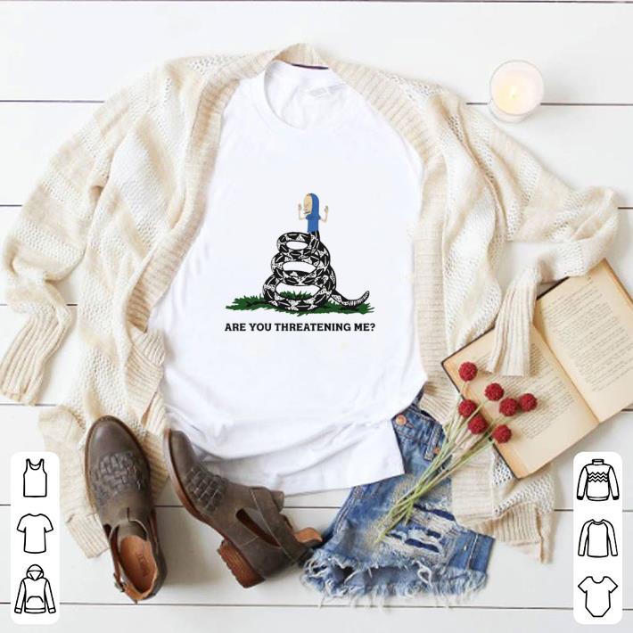 Official Holy Cornholio Are you threatening me shirt