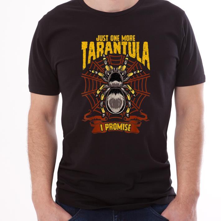 Official Just One More Tarantula Spidersshirt