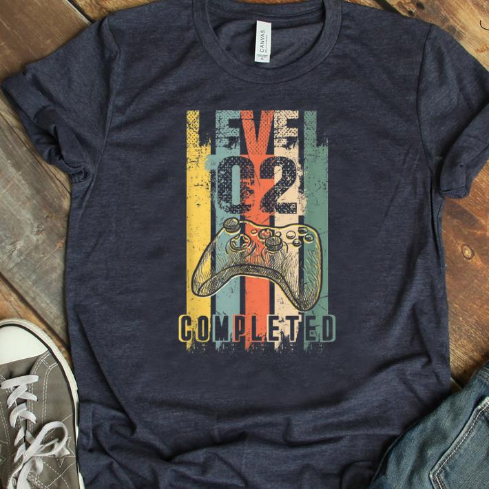 Official Level 2 Completed Video Gamer 2nd Wedding Complete shirt
