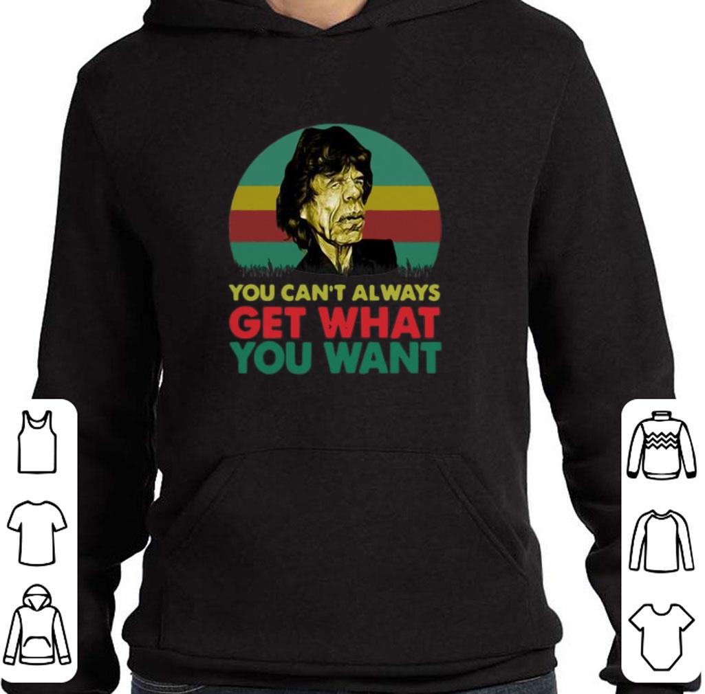 Official Mick Jagger you can’t always get what you want shirt
