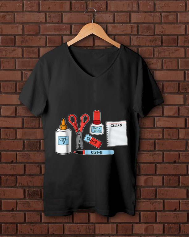 Official Real Life Computer Keyboard Shortcut Keys shirt