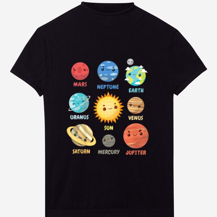 Official Solar System Planets shirt