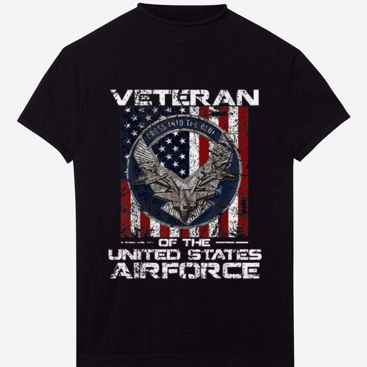 Official Veteran Of The United States Airforce American Flag shirt