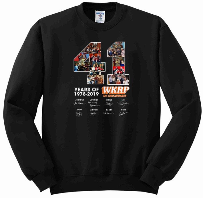 Premium 41 Years Of WKRP in Cincinnati 1978-2019 Signatures shirt