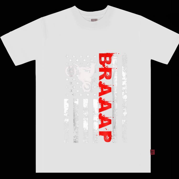  Premium Biker Braaap American Flag shirt
