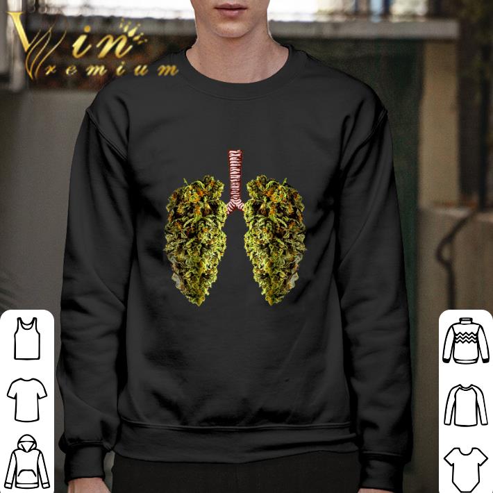 Premium Cannabis Lungs Marijuana Buds shirt