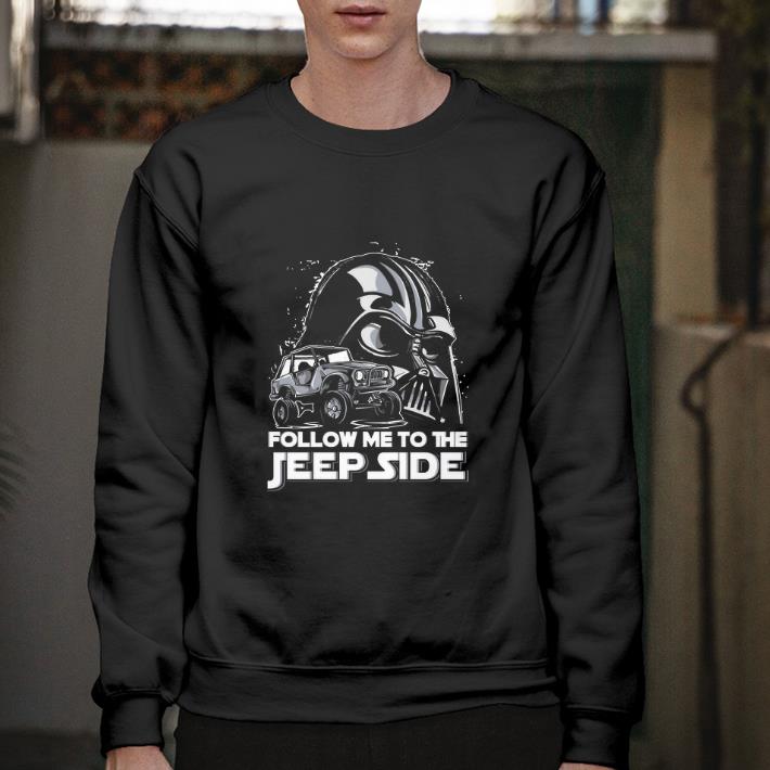 Premium Darth Vader Follow me to the Jeep side shirt 6 Premium Darth Vader Follow me to the Jeep side shirt