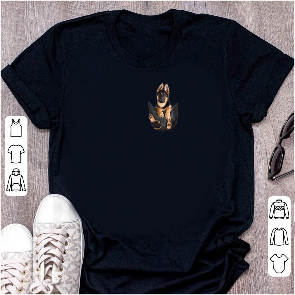 Premium German Shepherd In Pocket Dog Lover shirt