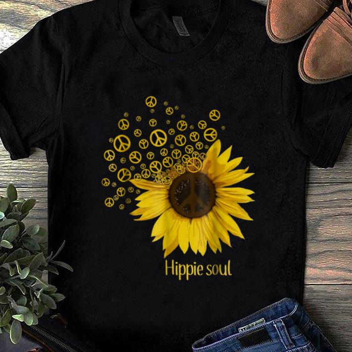Premium Hippie Soul Sunflower Peace shirt