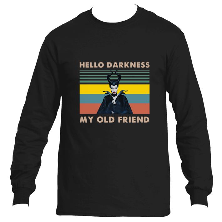 Premium Maleficent hello darkness my old friend vintage shirt