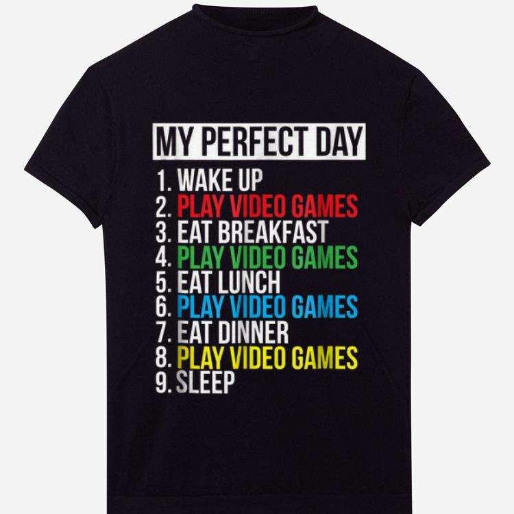 Premium My Perfect Day Video Game Sleep shirt