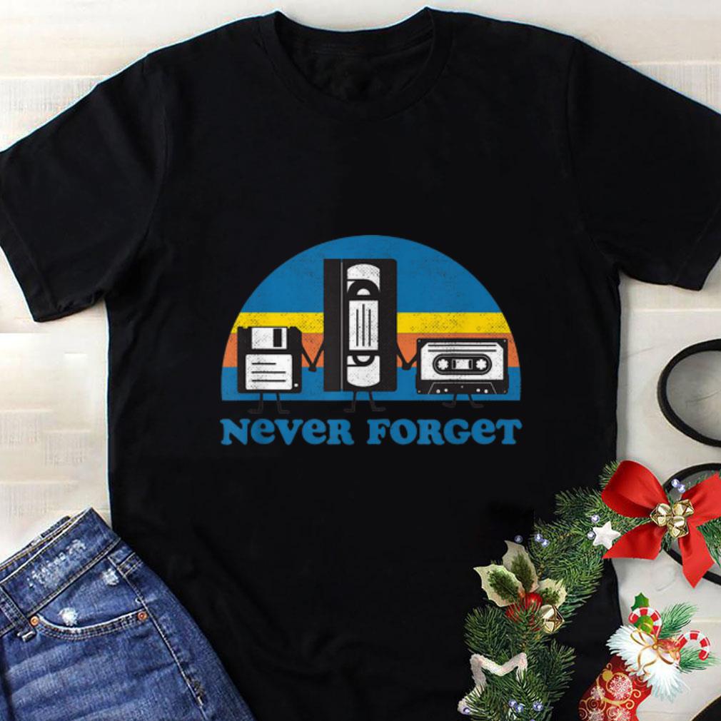 Premium Never Forget Floppy Disk Cassette Tape shirt