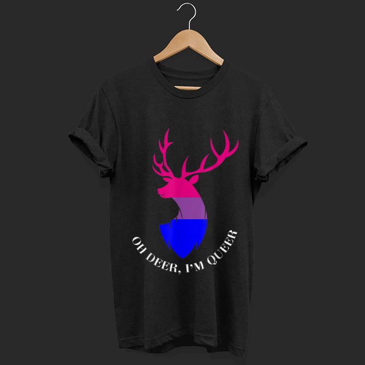 Premium Oh Deer I'm Queer LGBT Bisexual Pride shirt