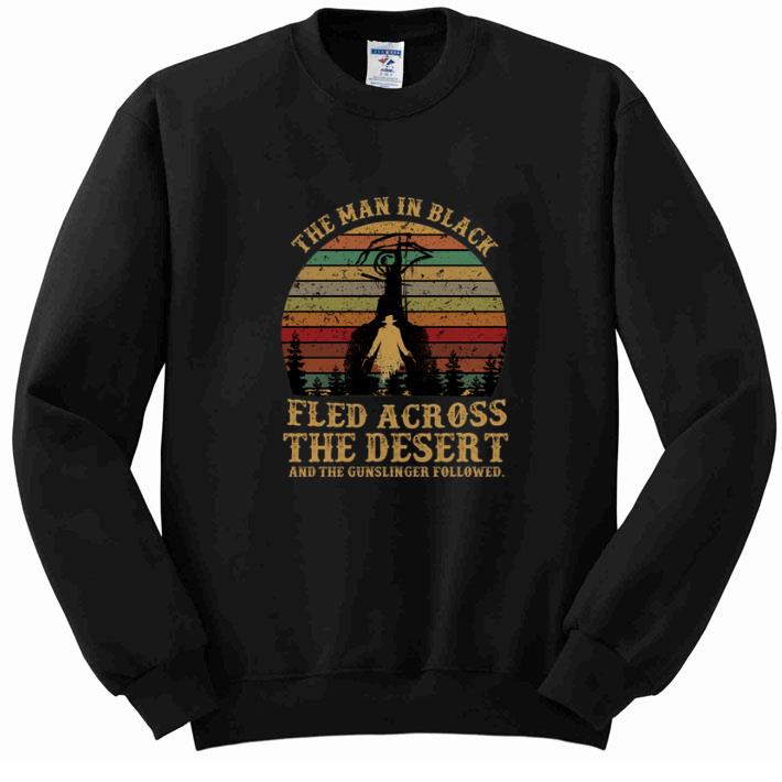Premium The man in black fled across the desert the gunslinger sunset shirt 6 Premium The man in black fled across the desert the gunslinger sunset shirt