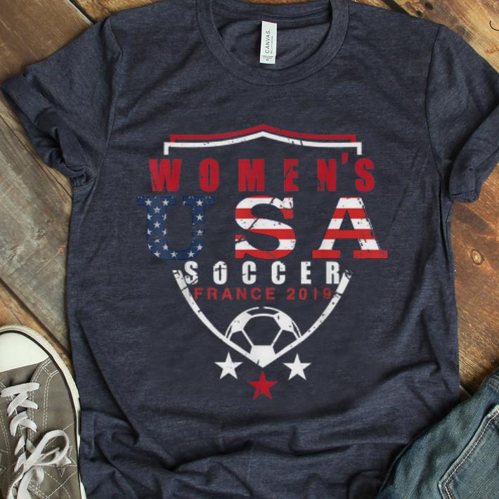  Premium Women's Usa Soccer France World Cup 2019 shirt