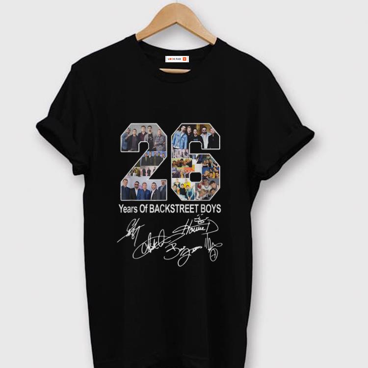 Pretty 26 Years Of Backstreet Boys Signature shirt