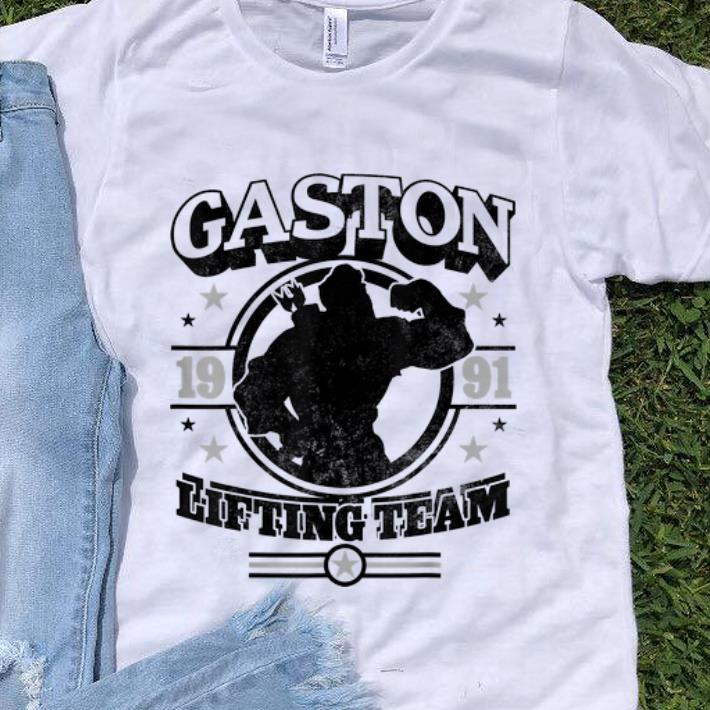 Pretty Disney Beauty And The Beast Gaston Lifting Team shirt