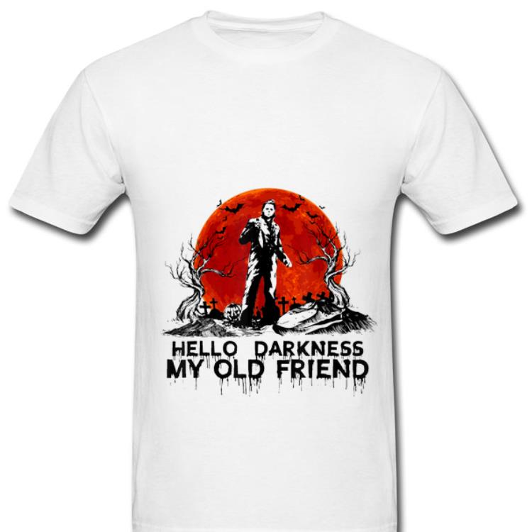Pretty Hello Darkness My Old Friend Michael Myers Sunset shirt