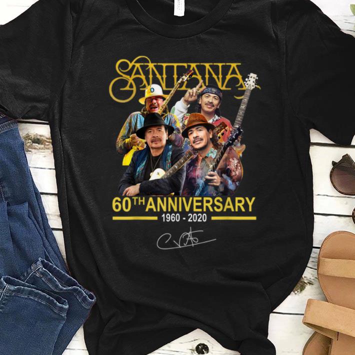 Pretty Santana 60th Anniversary 1960 2020 Signature shirt