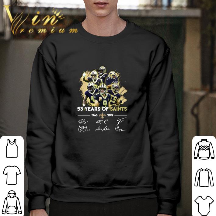 Top 53 years of New Orleans Saints 1966-2019 signatures shirt 6 Top 53 years of New Orleans Saints 1966-2019 signatures shirt