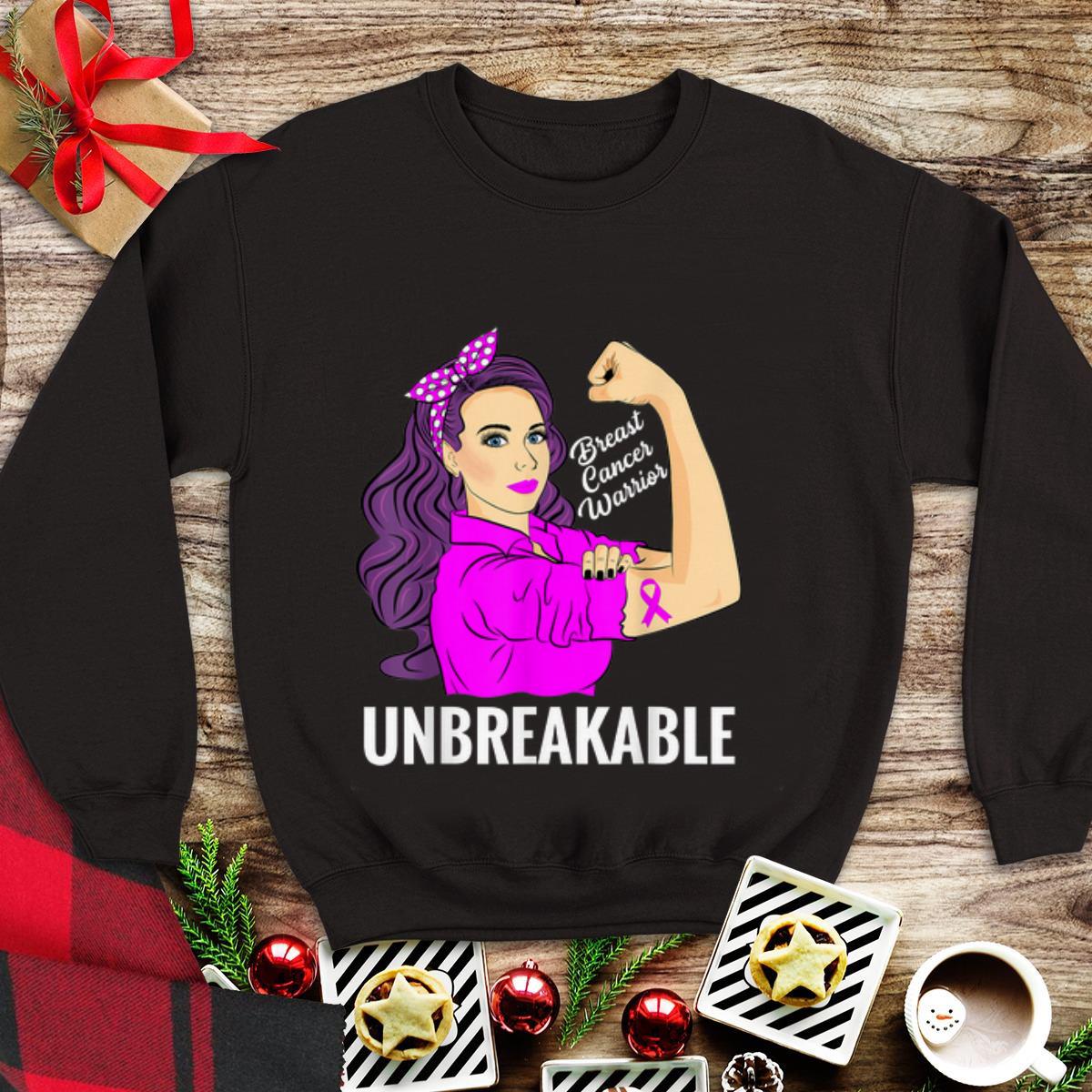  Top Breast Cancer Awareness Warrior Unbreakable Metastatic shirt