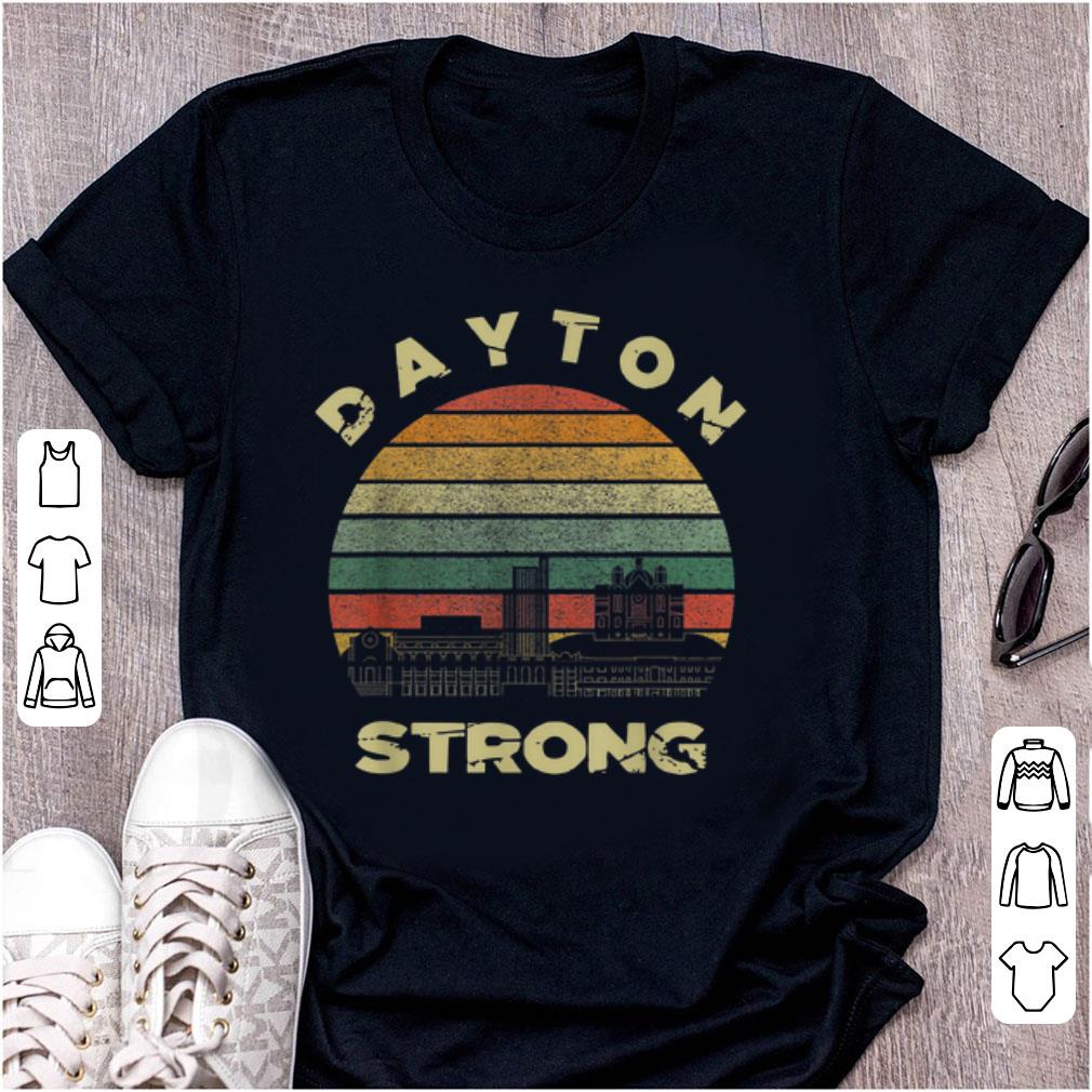 Top Dayton Strong Cityscape Ohio Vintage shirt