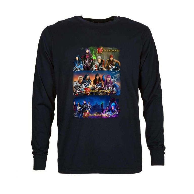 Top Disney Descendants all actor signatures shirt
