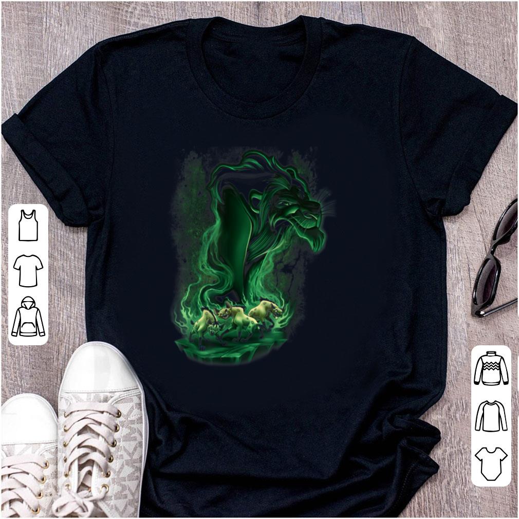 Top Disney Lion King Scar Green Smoke shirt