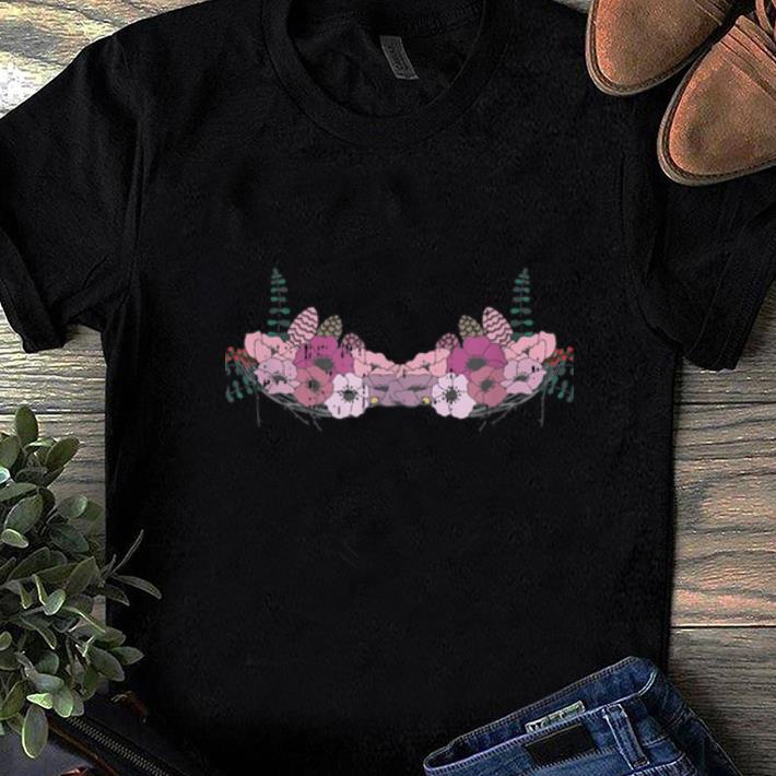 Top Flower Crown Alien Head Awesome Cool Area 51 Halloween Gift shirt