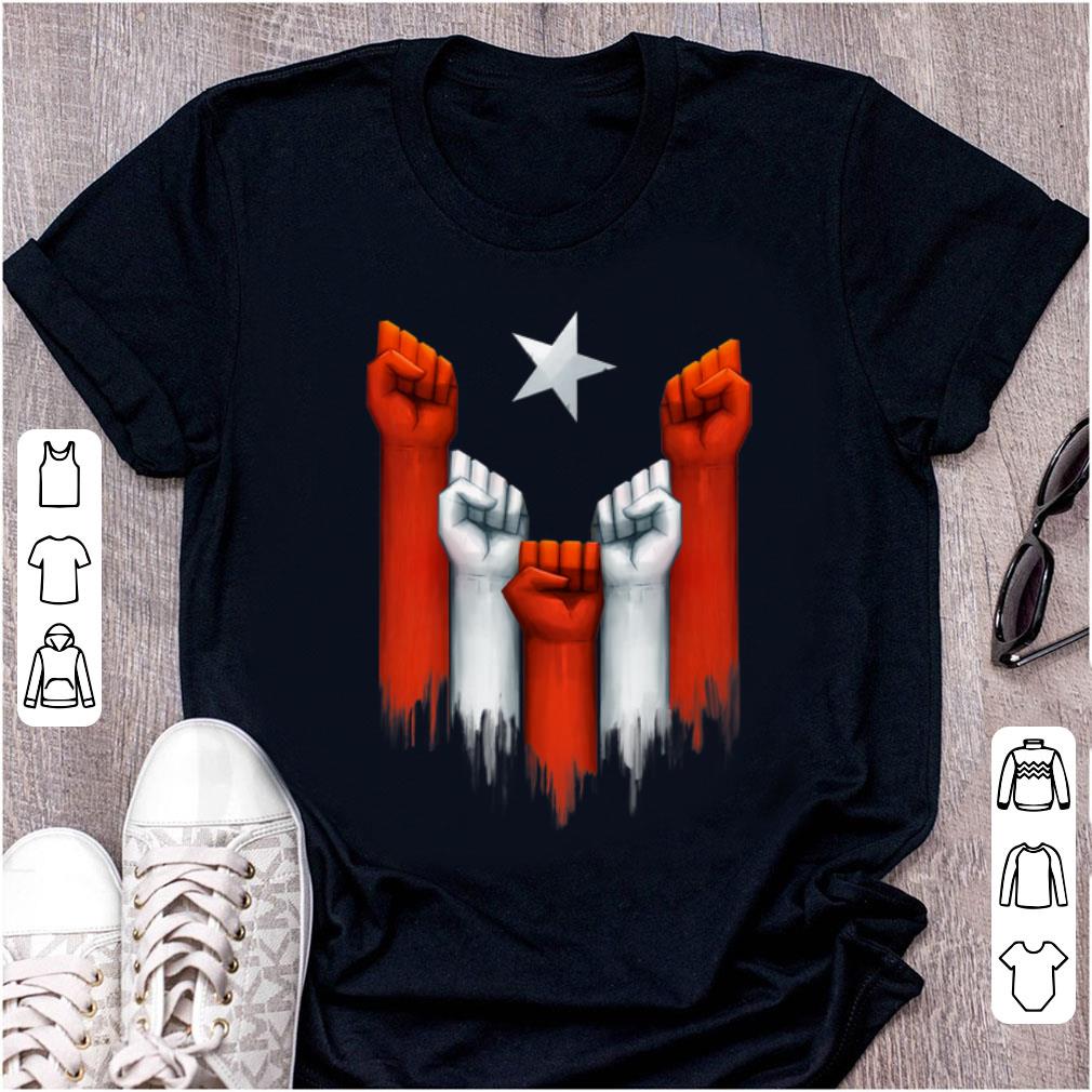 Top Puerto Rico Power of the people United fist shirt