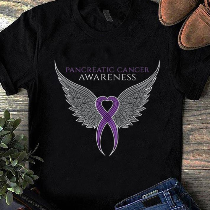 Top Purple Pancreatic Cancer Awareness Ribbon shirt