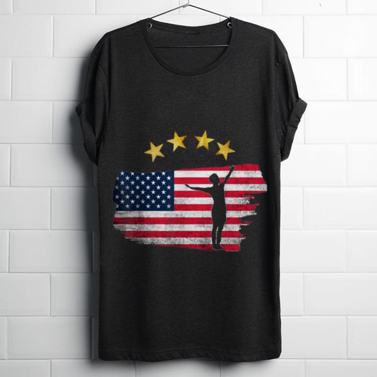  Top Usa World Champion Soccer Rapinoe Animal American Flag 4 Star shirt
