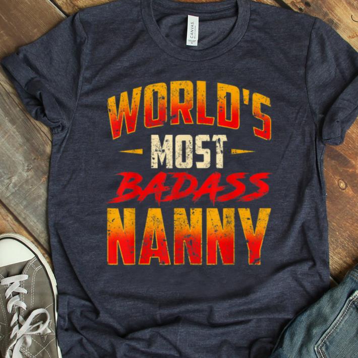 Top Worlds Most Badass Nanny Cute Babysitter shirt
