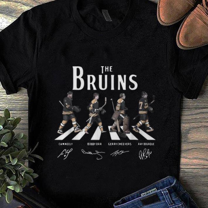 Awesome Abbey Road The Bruins Signature shirt 6 Awesome Abbey Road The Bruins Signature shirt