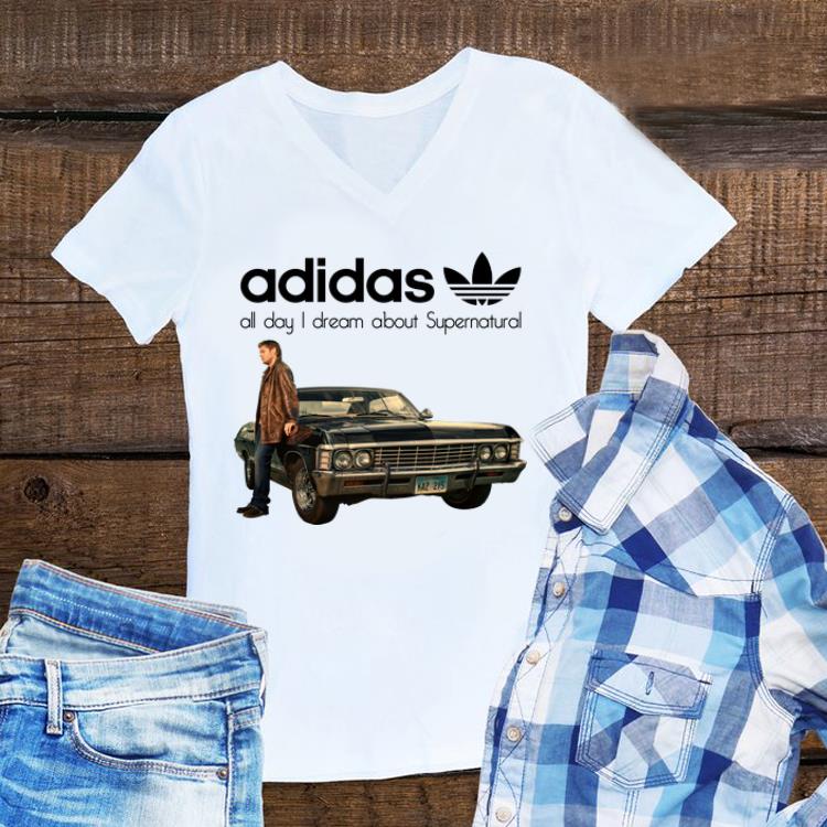 Awesome All Day I Dream About Supernatural Adidas shirt