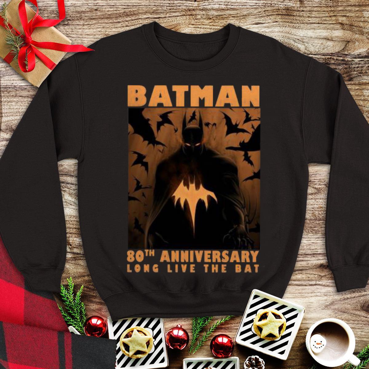Awesome Batman 80th anniversary long live the Bat shirt