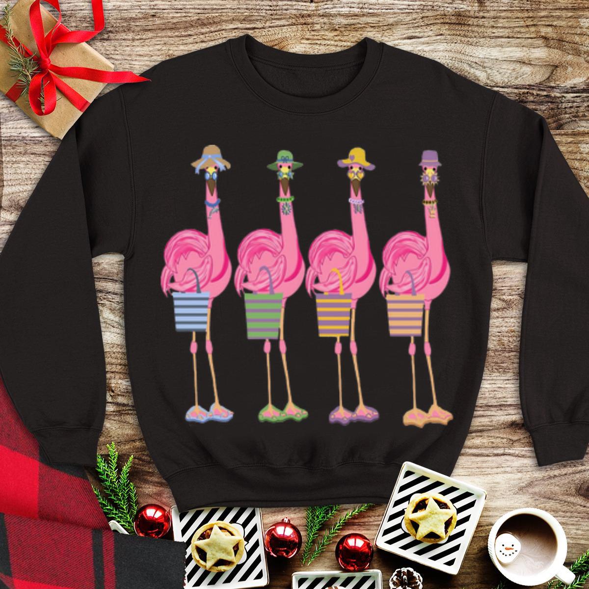 Awesome Flamingos Shopping shirt