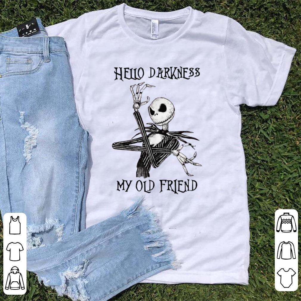 Awesome Jack Skellington Hello Darkness My Old Friend shirt