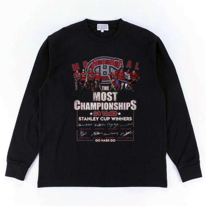 Awesome Montreal Canadiens The Most Championships 24 times Stanley Cup shirt 6 Awesome Montreal Canadiens The Most Championships 24 times Stanley Cup shirt