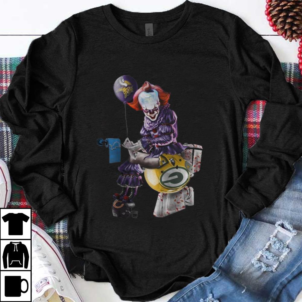 Awesome Pennywise Nfl Team Football Minnesota Vikings Green Tolet shirt