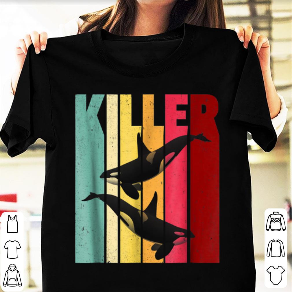 Awesome Retro Vintage Orca Killer Whale shirt