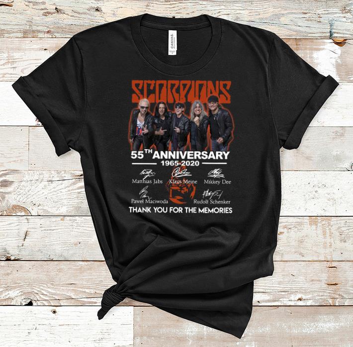 Awesome Scorpions 55th Anniversary 1965-2020 Signature shirt
