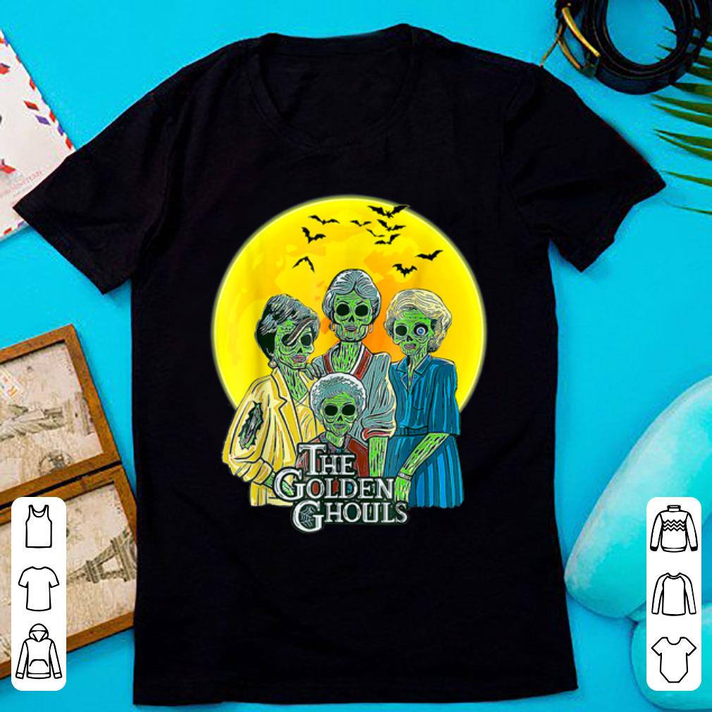 Awesome The Golden Ghouls Halloween Horror Witch shirt