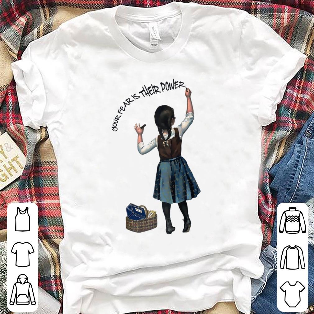 Awesome Violence Your Fear Is Their Power Alexandria Ocasio-Cortez shirt