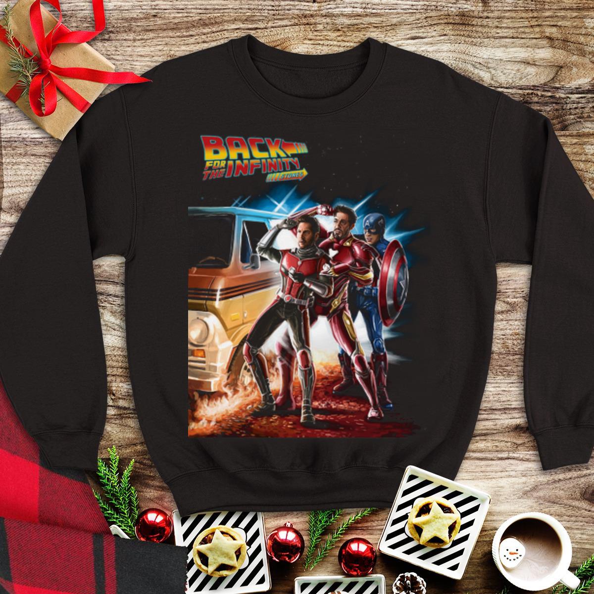 Back For The Infinity Stones Iron Man Captain America Ant Man shirt
