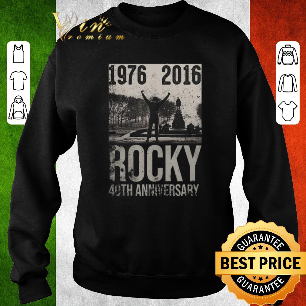 Funny 1976 2016 Rocky 40th Anniversary shirt