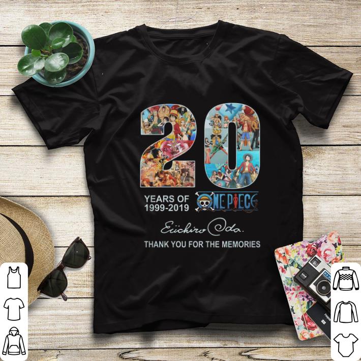 Funny 20 Years of One Piece Oda Eiichiro thank you for the memories shirt