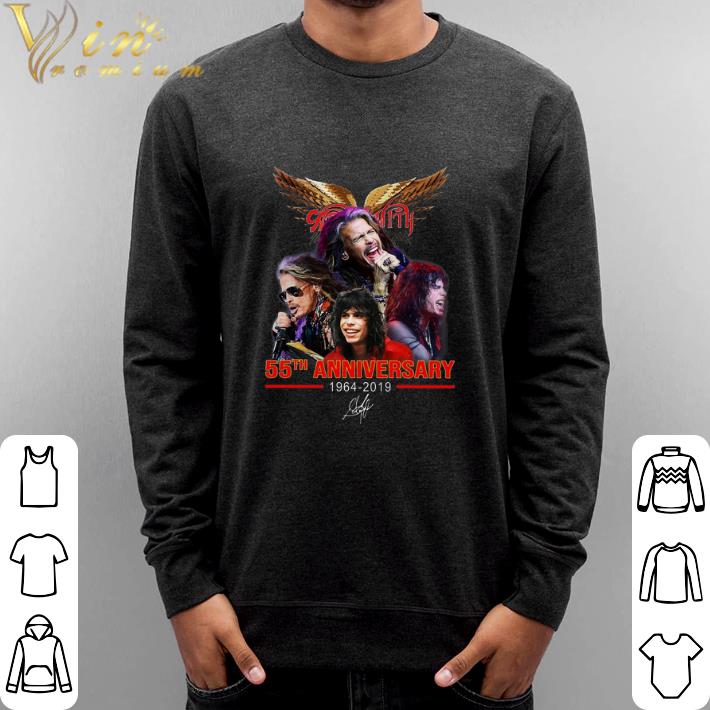 Funny Aerosmith 55th anniversary 1964-2019 signature Steven Tyler shirt 6 Funny Aerosmith 55th anniversary 1964-2019 signature Steven Tyler shirt
