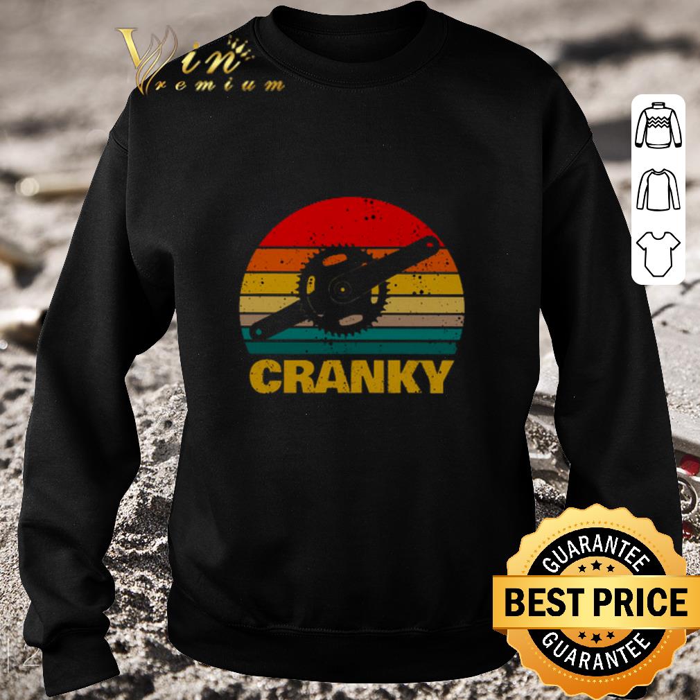 Funny Awesome Cranky bicycle vintage shirt